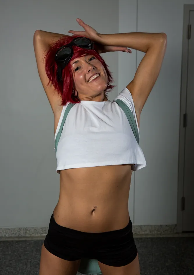 Radical Ed Cosplayer Tight Tummy Cum Tribute #U8FQYdgH